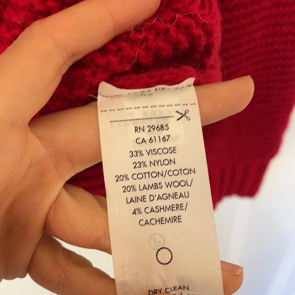 Red Pendleton Sweater - Picture 4 of 4